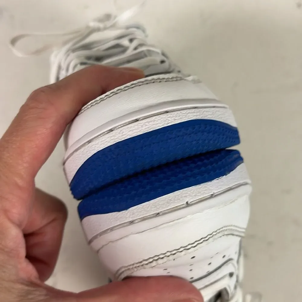 Little Kid's Nike Force 1 LV8 White/White-Black-Game Royal (DO3807 100) Size 11C